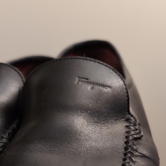 Salvatore Ferragamo Black Leather Loafers - Picture 2 of 7